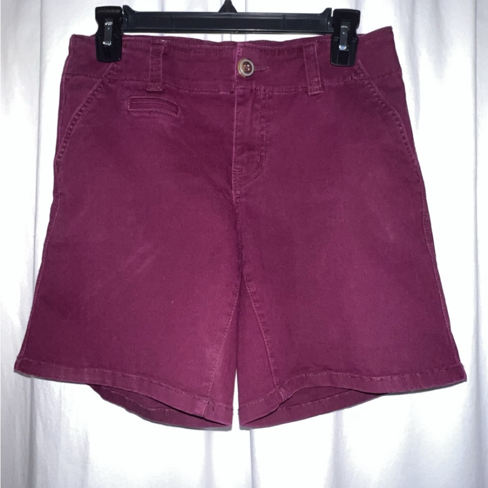 Plum Bermuda Shorts - Size 0 & 1/2